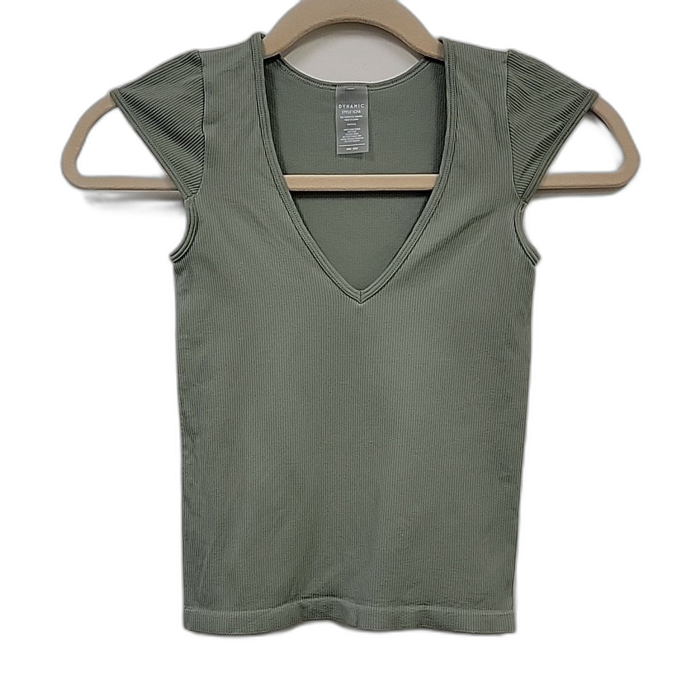 Dynamic Camisole Green Gray Size One size Balletcore